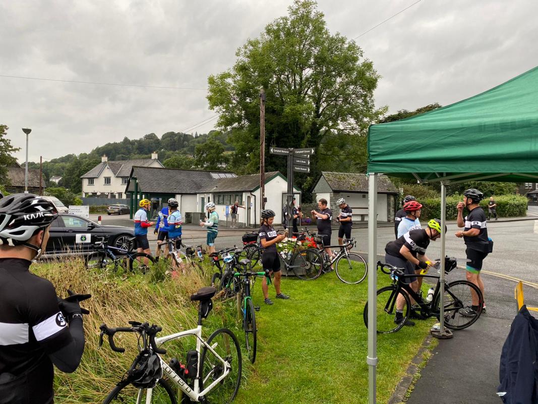 The control point at Coniston